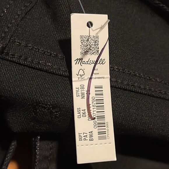 Madewell NWT 9" Mid-Rise Roadtripper Skinny Jeans Size 25 in Bennett Wash - Picture 9 of 9